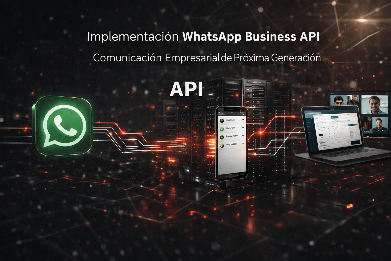 Bandeja de WhatsApp de TeleHUB